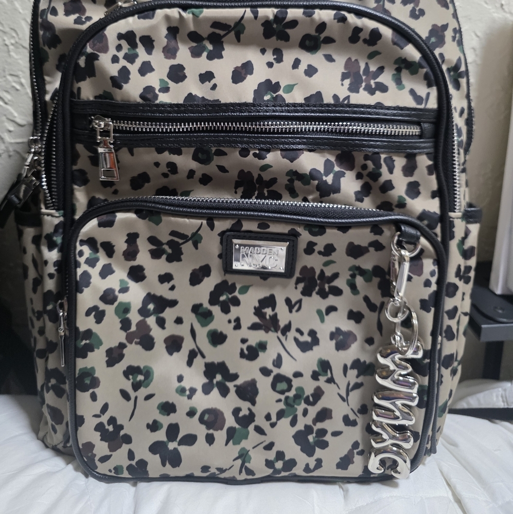 Madden Girl Leopard Print Backpack